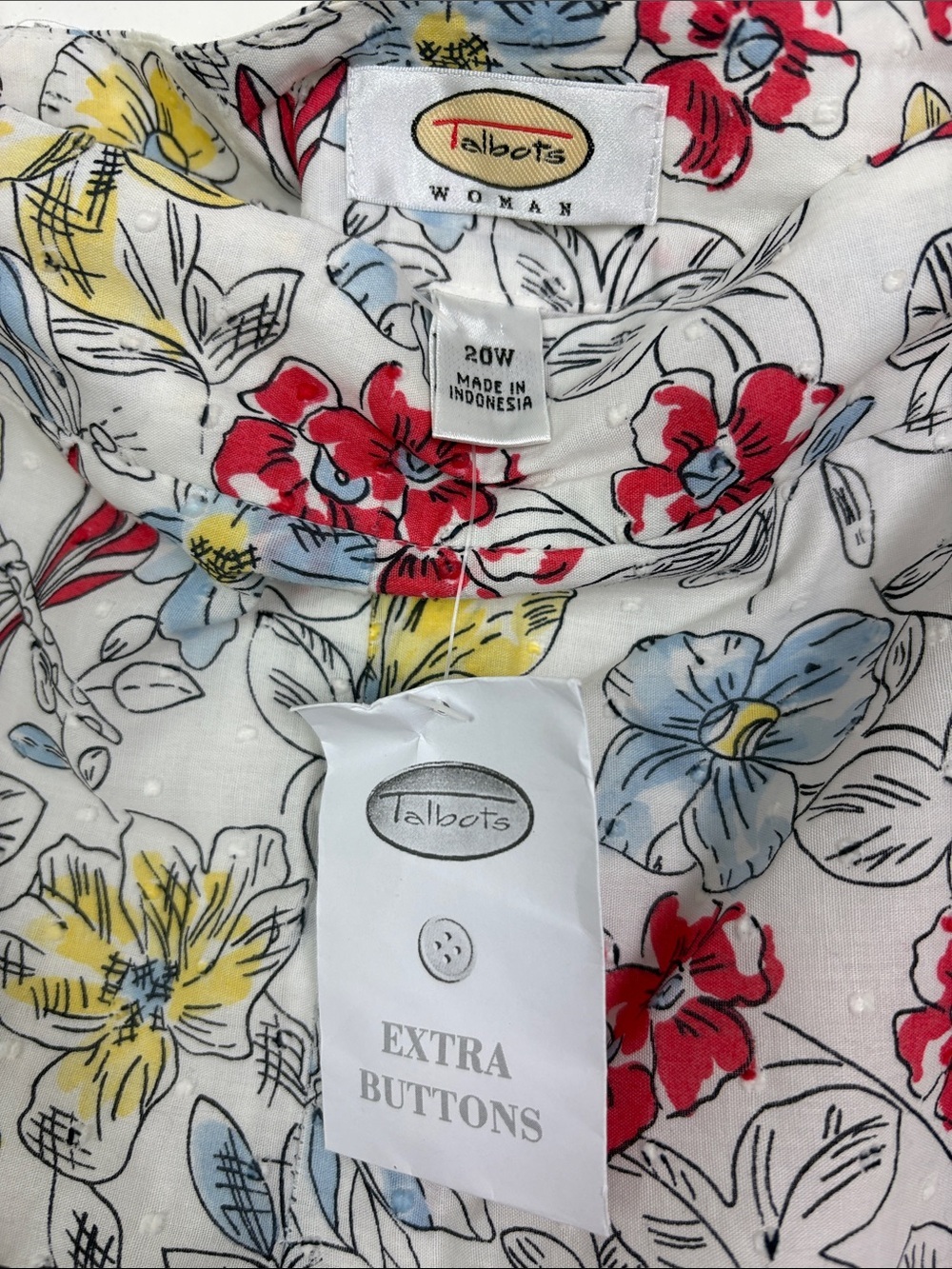 Talbots New Women’s 20W Floral Print Vintage Skirt - Picture 3 of 5